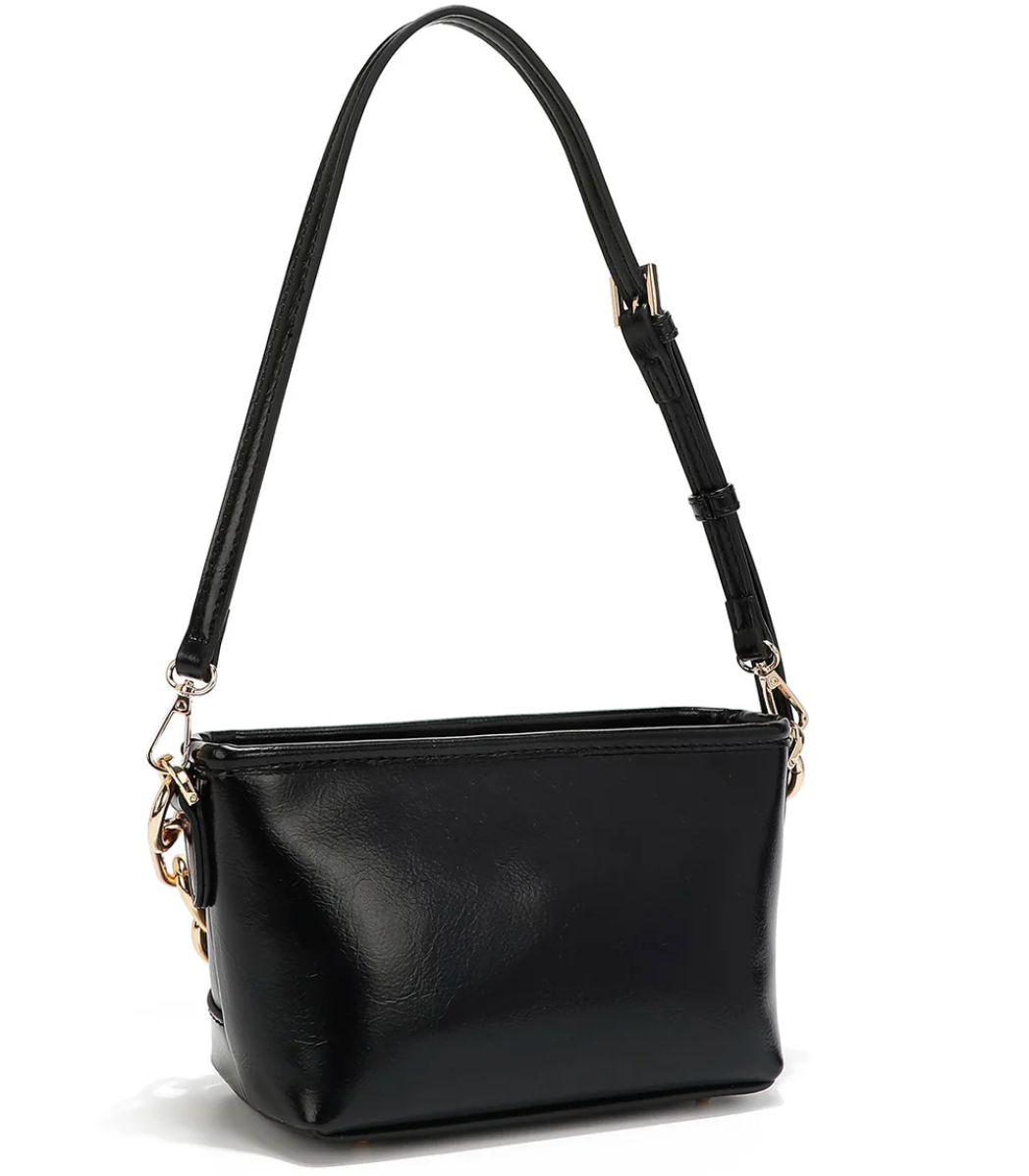 BOLSO DE MANO CHICO CON CADENA ALMA DE COLORES