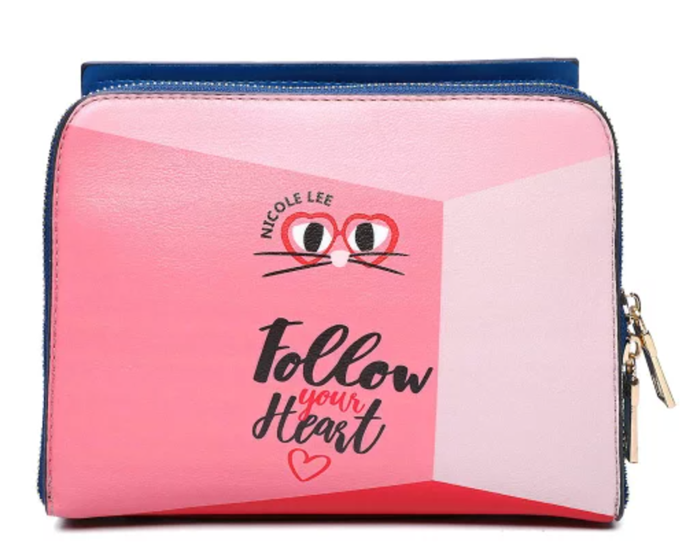 WOMEN'S HEART DAISY GIRL MINI CROSSBODY BAG